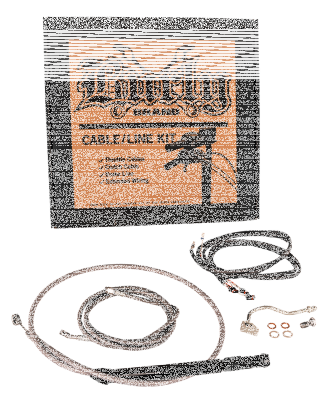 Burly Control Kit 15" SS FLH/T21-Up (IT)