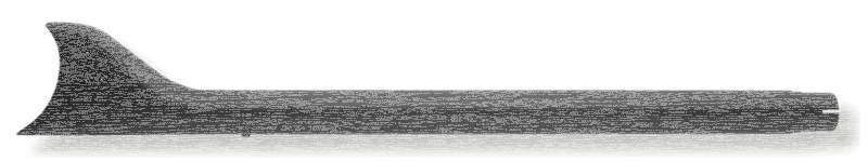 e3 TC96 FLH/T07-16 39" Sharktails BK/BK (IT)