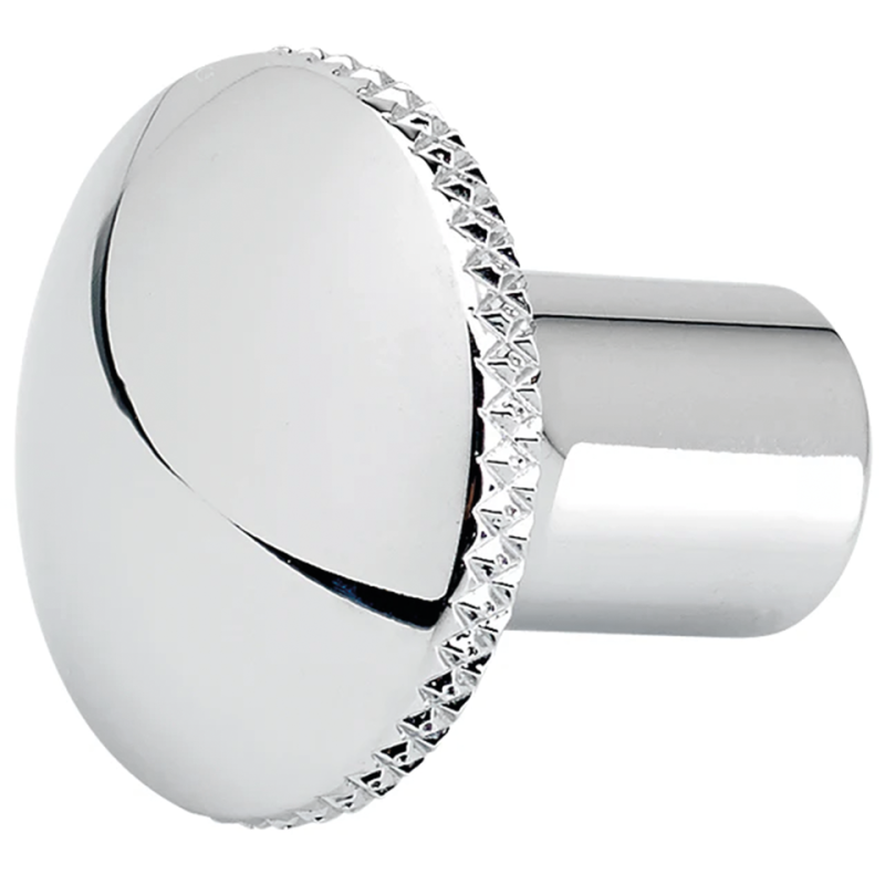 JM Choke Knob Knurled Chrome (IT)
