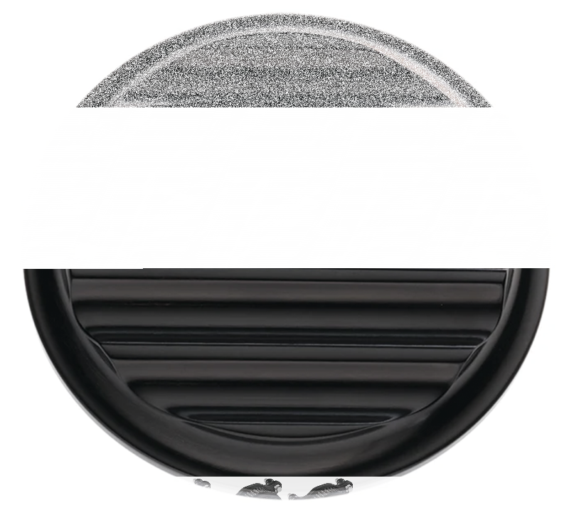 JM Timing Cover Finned Blk FLH/T17-Up (IT)