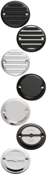 JM Timing Cover Finned Blk FLH/T17-Up (IT)
