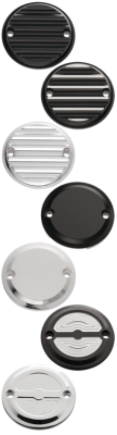 JM Timing Cover Finned Blk FLH/T17-Up (IT)