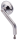 JM Mirror No. 2 Solid Short RH Chrome (IT)
