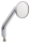 JM Mirror No. 2 Solid Short RH Chrome (IT)