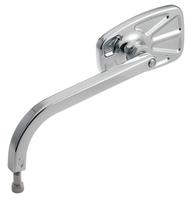 JM Mirror No. 8 Solid Long LH Chrome