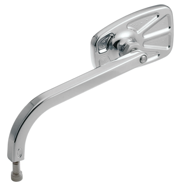 JM Mirror No. 8 Solid Long LH Chrome (IT)