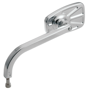JM Mirror No. 8 Solid Long LH Chrome