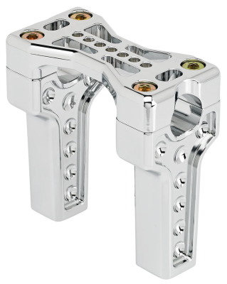 JM Risers 4" Bridge Clamp Chrome