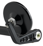 JM Bar-End Mirror 3-1/4" Stem A Black