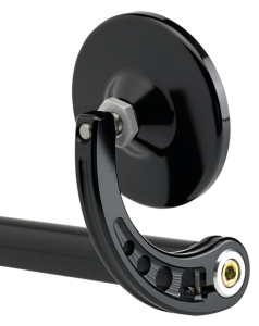 JM Bar-End Mirror 3-1/4" Stem C Black (IT)