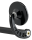 JM Bar-End Mirror 3-1/4" Stem C Black (IT)