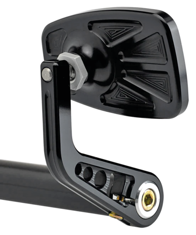 JM Bar-End Mirror Cafe Stem A Black (IT)