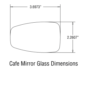 JM Bar-End Mirror Cafe Stem A Black