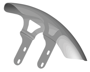 Clubstyle Front Fender Kit 23" FXBR13-Up (IT)
