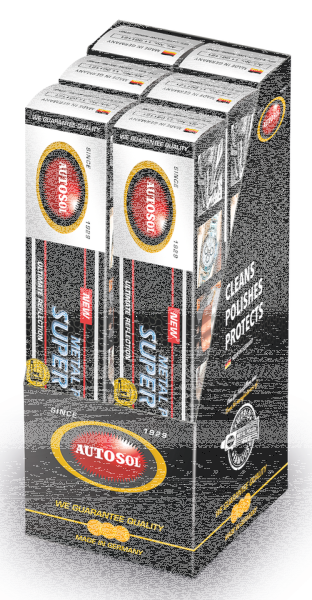 6pck Autosol Metal Polish Gloss 75ml (IT)