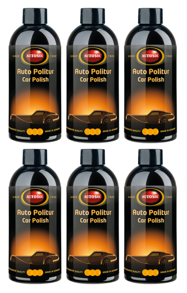 6pck Autosol Car Polish 500ml (IT)