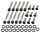 Prim. Cover Bolts Matt Blk FLH/T99-06 (IT)