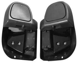 Leg Fairings Matt Carbon FLH/T14-Up