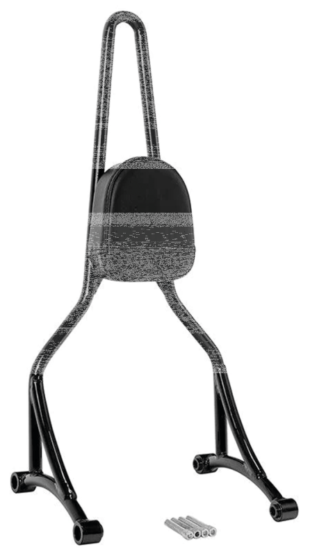 Tall Sissybar + Pad Black FXBB18-Up (IT)