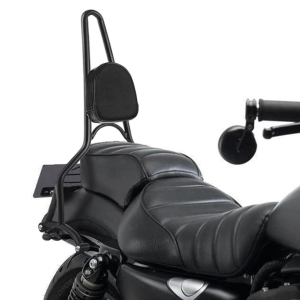 Tall Sissybar + Pad Black XL04-22 (IT)