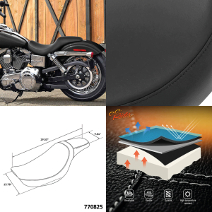 2-Up Plain Seat Black FXD06-17 (IT)