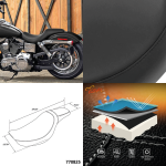2-Up Plain Seat Black FXD06-17