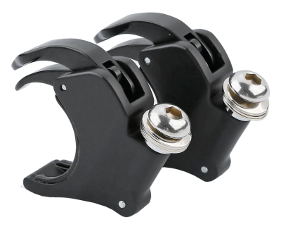 49mm Fork Clamps Black for 1/4 Fairing
