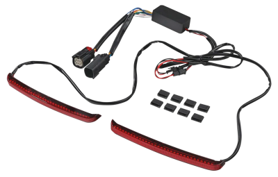 Saddlebag 3 in 1 Lights Red FLH/T14-Up