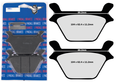 Rear Pads Xtreme FXR/F*ST/XL/FXD87-99 (IT)