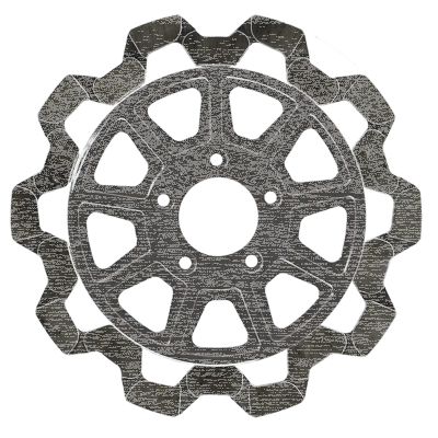 RR Bow-Tie 11.8"x7mm BL/BL 9-Spoke (IT)