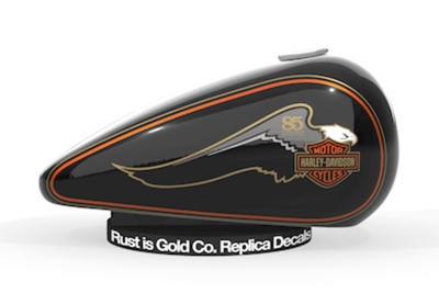 Tank Decals Gold/Silver 85th Ann FXSTS88 (IT)