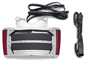 Chrome License Frame Red Lens FLH/T14-Up (IT)