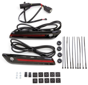 Blk hardbag latch cvrs red FLH/T14-Up (IT)