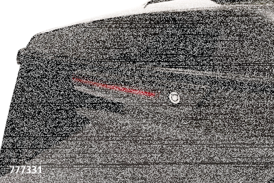 Blk hardbag latch cvrs red FLH/T14-Up (IT)
