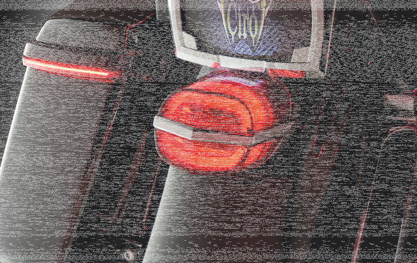 Armor Tail Light Red HD99-Up (IT)