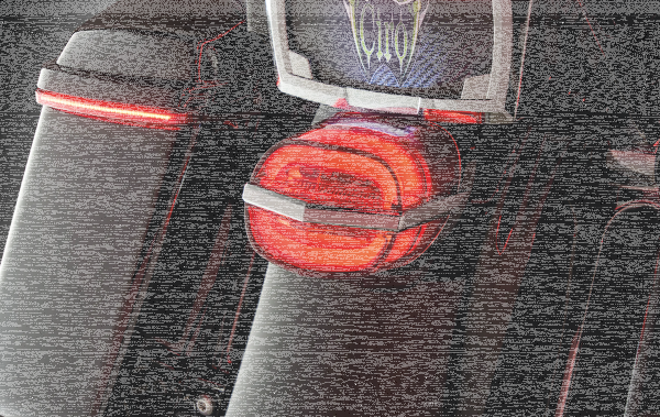 Armor Tail Light Smoke HD99-Up (IT)