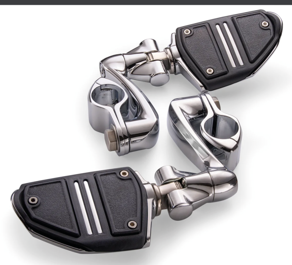 Twin Rail HW Pegs Ext. Chr Male Mounts (IT)