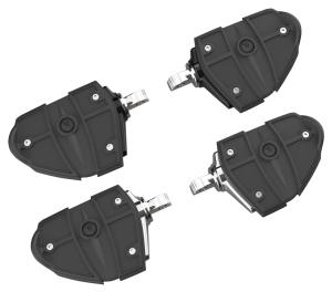 RydeCulture Foot Pegs Black Male Mounts