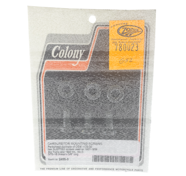 COLONY carb mount kit, parkerized (IT)