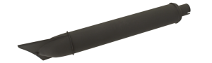 Muffler replica 1941-48 U/UL/EL/FL black (IT)