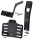 Blck side mount licenseplatekit XL04-UP (IT)