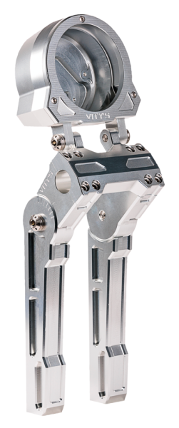 10" Adj. Risers/Gauge Silver FXLRS22-Up (IT)