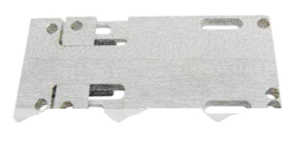 Adjustable transmission plate 79-86 chro (IT)