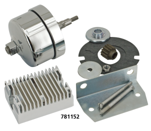 Alternator conversion kit BT41-69 Chrome (IT)