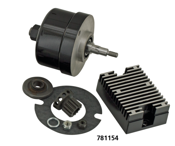 Alternator conversion kit 45ci37-73 Blk (IT)