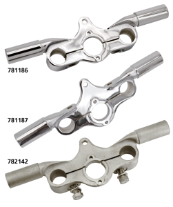Chr triple clamp for risers INLINE sprng