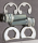 Zinc Exhaust lock bolt kit BT66-84 (IT)