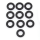 10Pck O-Ring turn signal 63-85