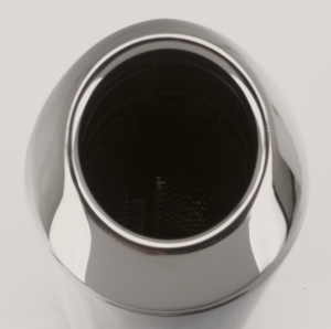 Oval muffler Stainless steel 2" I.D. (IT)