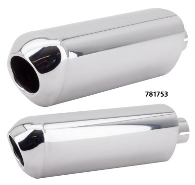 Triangle muffler Stainless steel 1.75"ID (IT)